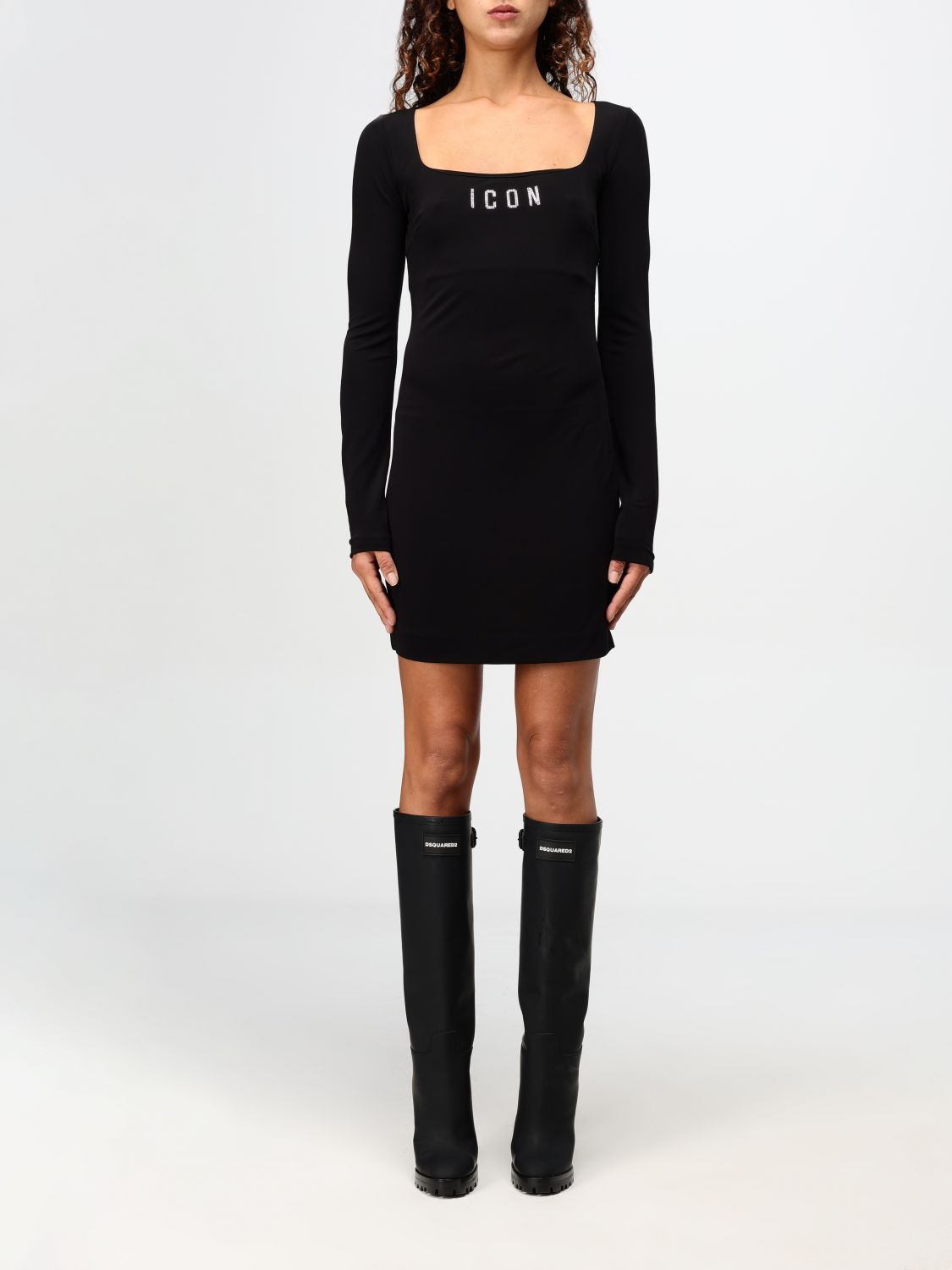 [Dsquared2] Long sleeve dress FW25 S80CT0043S24588 900