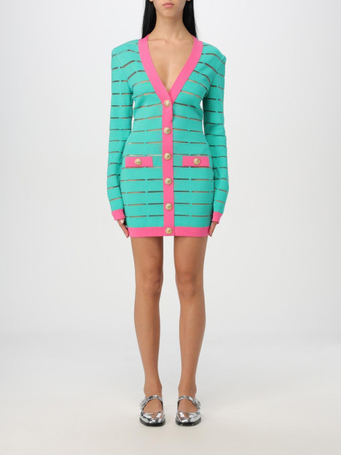 [Balmain] Long sleeve dress FW25 DF1R8053KG59 UIH