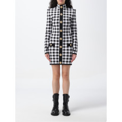 [Balmain] Long sleeve dress FW25 CF1R8019KF51 EAB