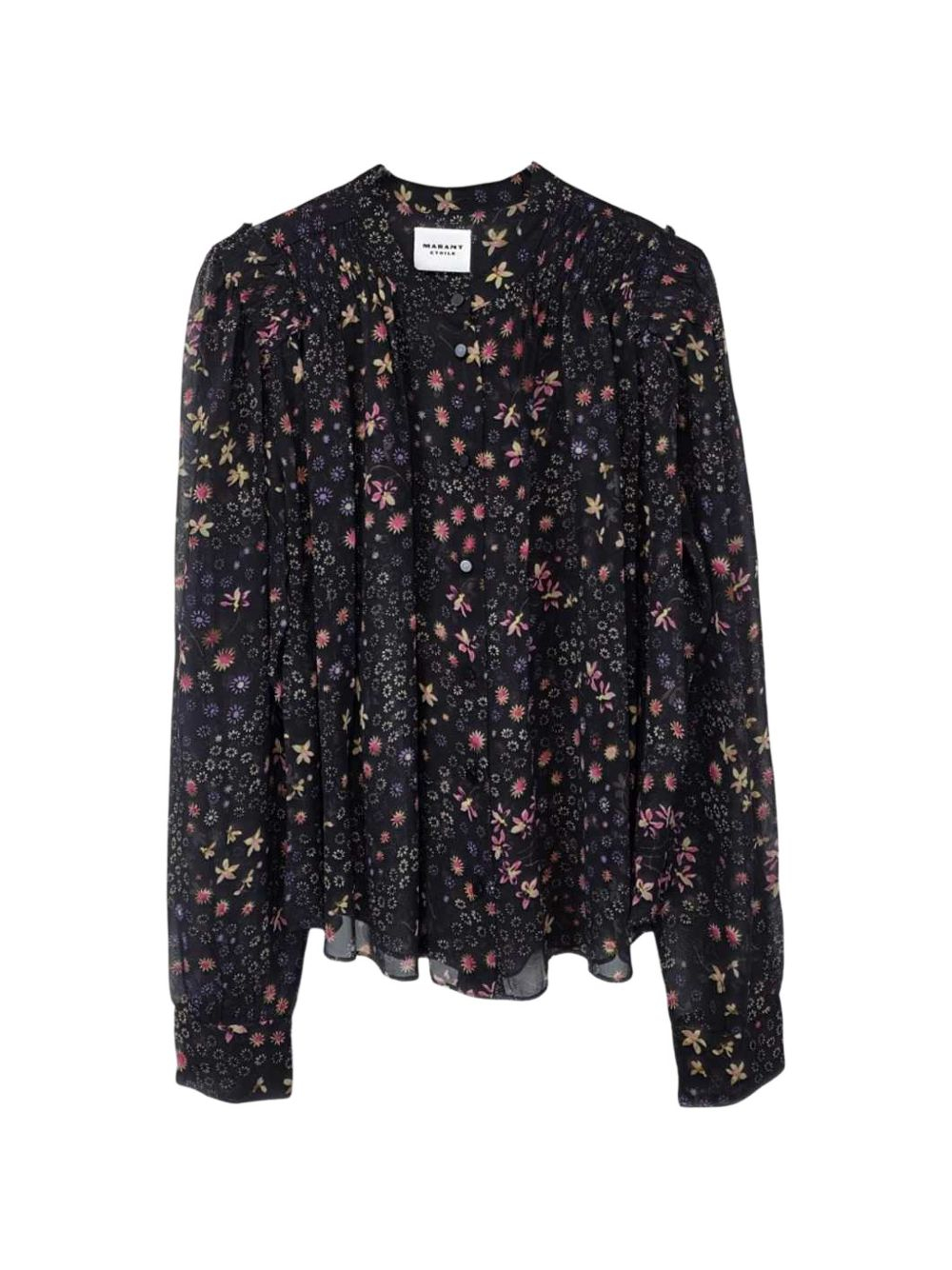 [Marant Etoile] Shirts Long Sleeve FW26 HT0947FA D3J01E BKEC