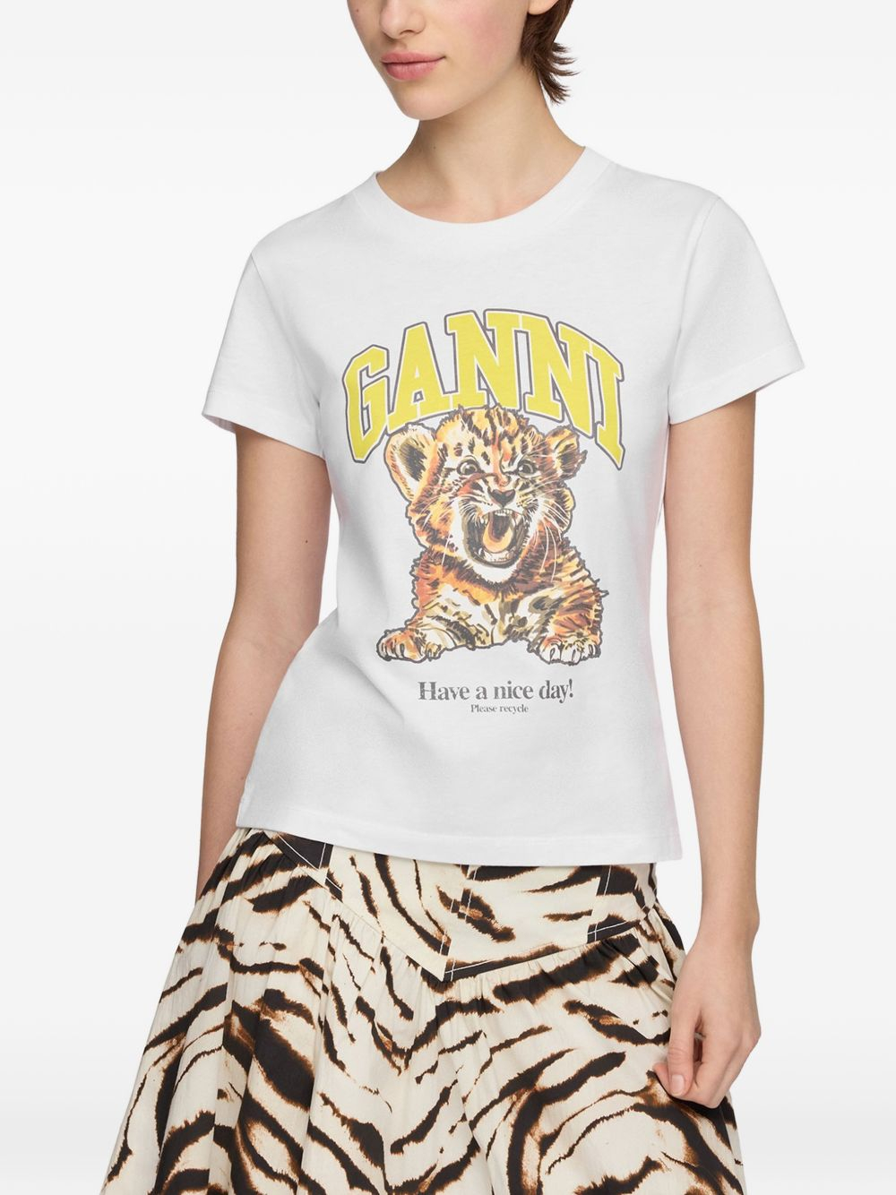 [GANNI] T-shirts Short Sleeve FW26 A1050258 151