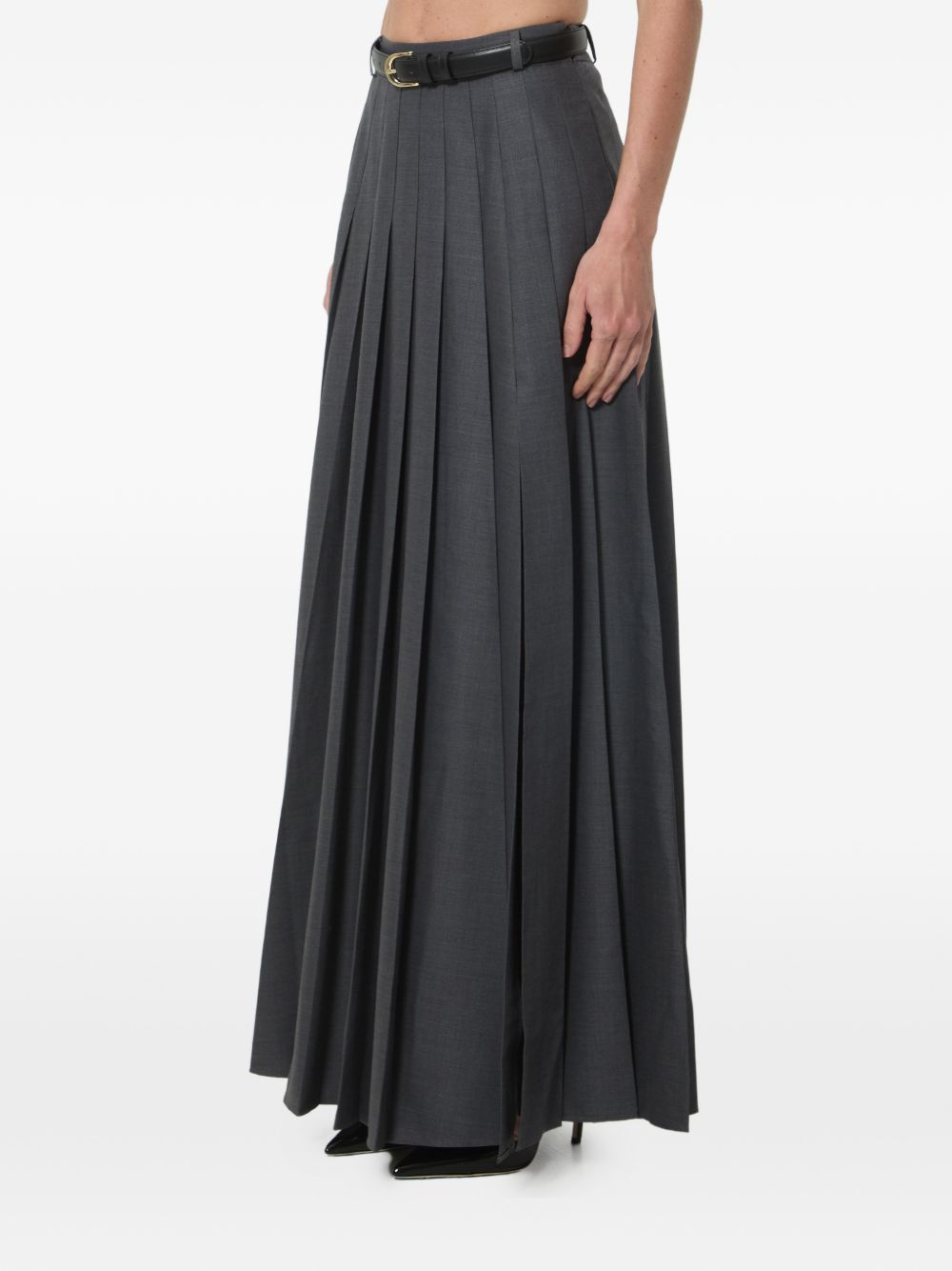 [SELF PORTRAIT] Long skirt FW26 PF26 137XSK GRY