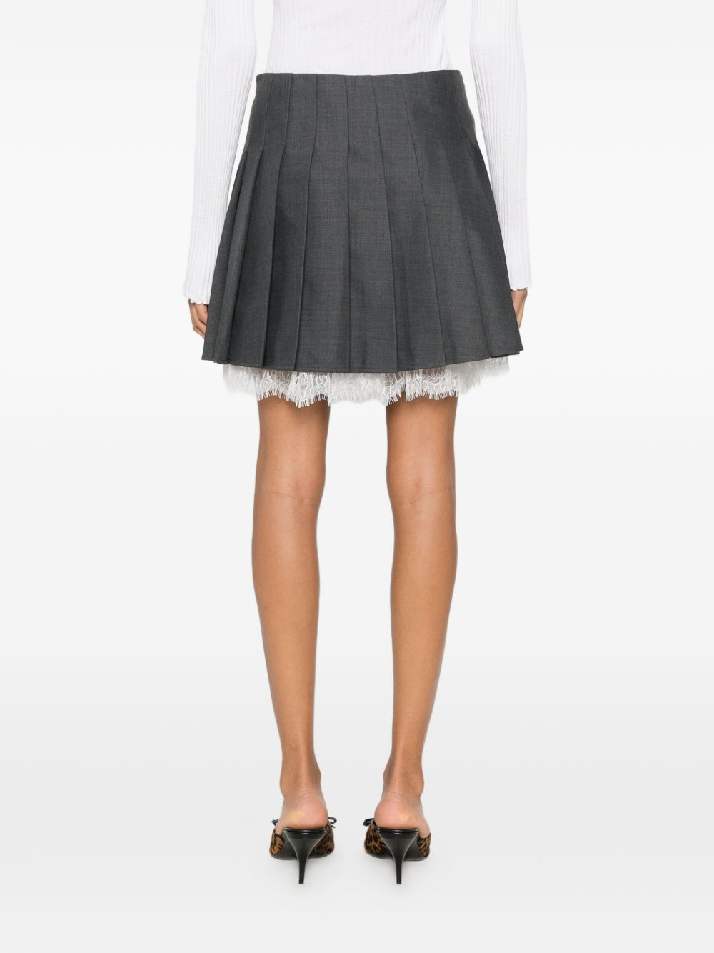 [SELF PORTRAIT] Mini skirt FW26 PF26 006SK GRY