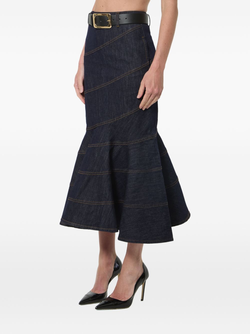 [SELF PORTRAIT] Long skirt FW26 PF26 810MSK BLU