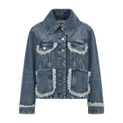 [GANNI] Denim Jacket FW26 A1010200569