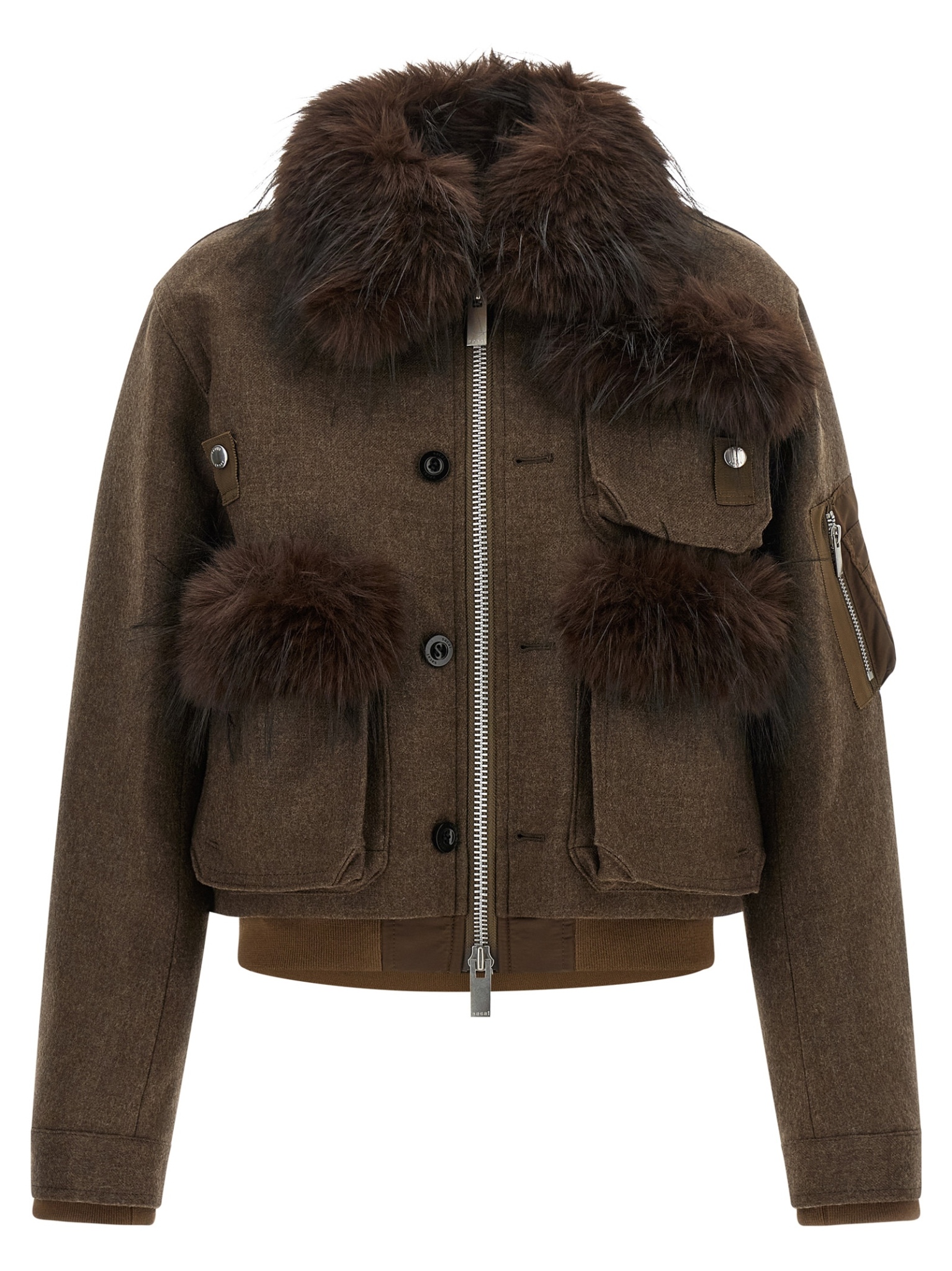 [Sacai] Fur Jacket FW26 2608637601