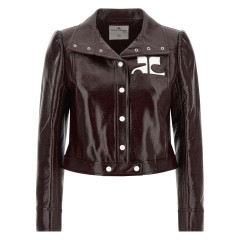 [Courreges] Leather Jacket FW26 223CBL005VY00144090