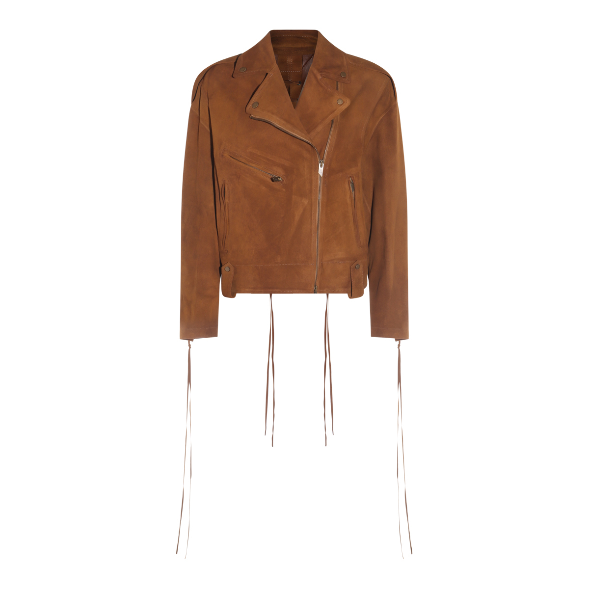 [SALVATORE SANTORO] Leather Jacket SS25 S25SANTD48033VAGE CAMEL