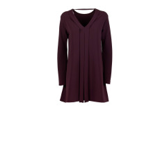 [Marella] Long sleeve dress SS26 2613221021200AVOCADO002