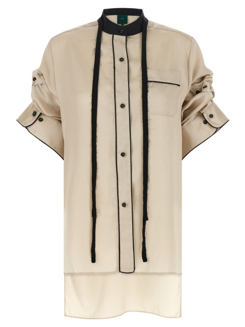 [MAISON JEJIA] Shirts Short Sleeve SS26 MJD1027J0466MOUSSECRINKLE