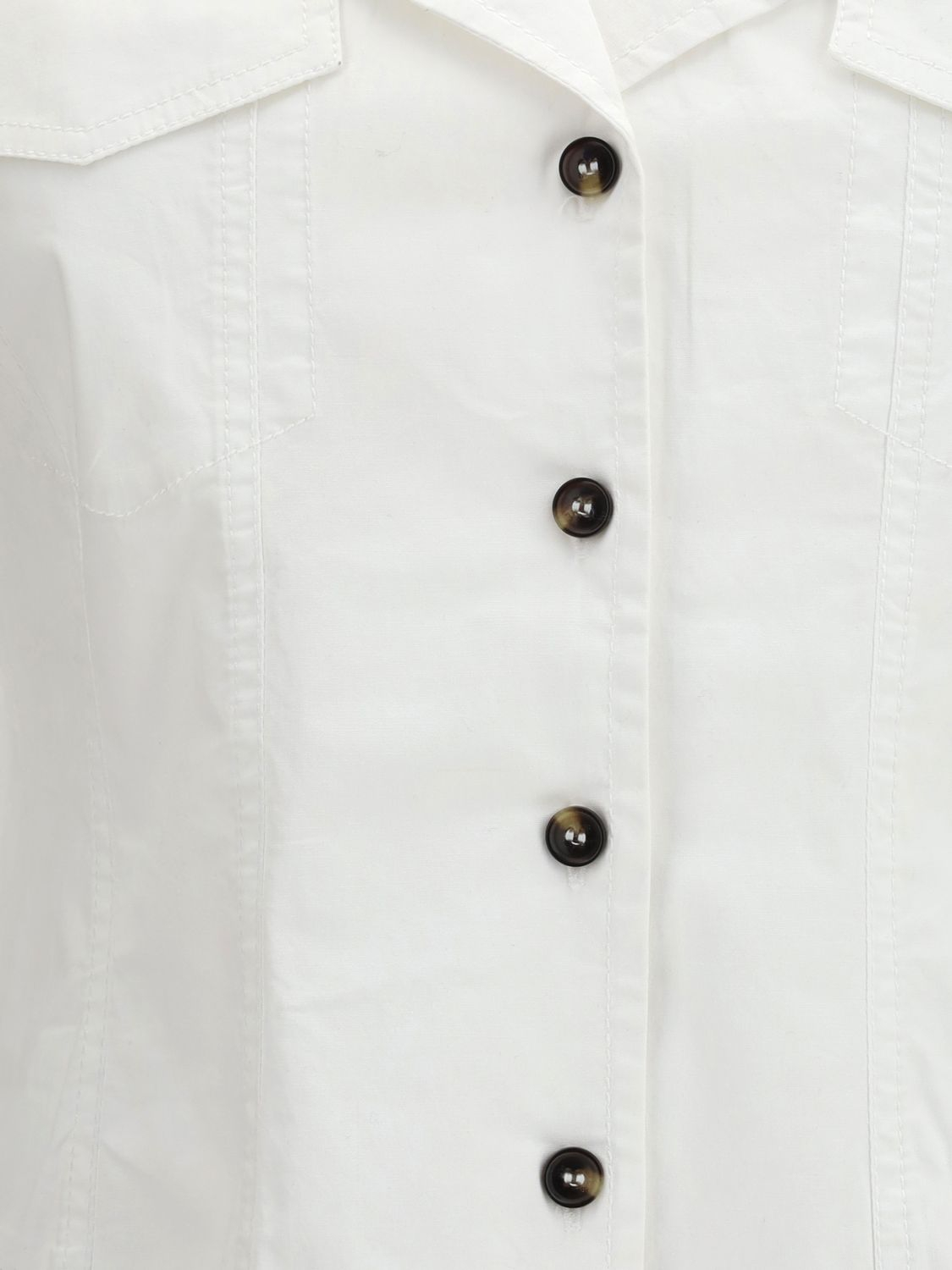 [GANNI] Shirts Long Sleeve SS26 A1040353 151