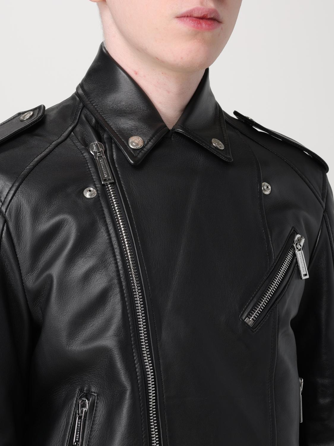 [Dsquared2] Leather Jacket SS26 S74AM1329SY1491 900