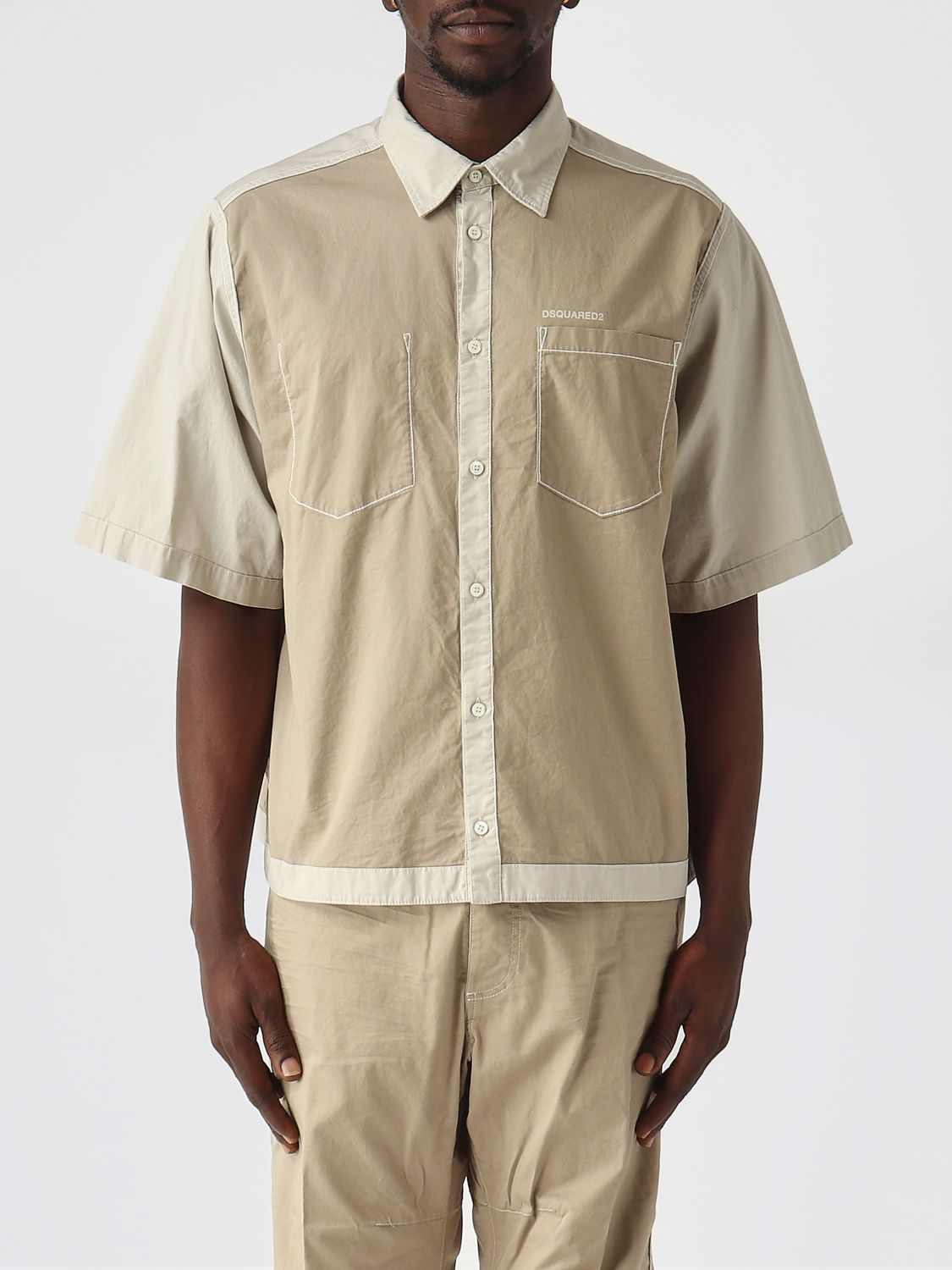 [Dsquared2] Shirts Short Sleeve SS26 S74DM0971S35175 801