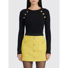 [Balmain] Knitwear SS26 GF1ARA60KJ45 0PA