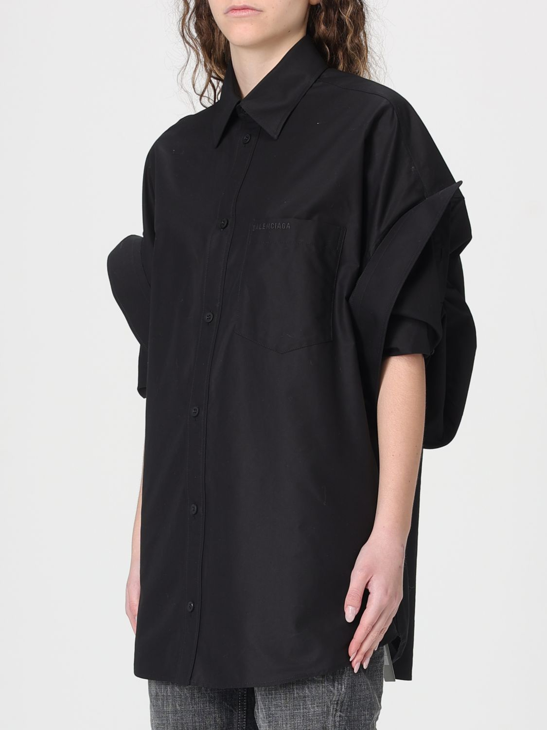 [Balenciaga] Shirts Short Sleeve SS26 834033TNM60 1000
