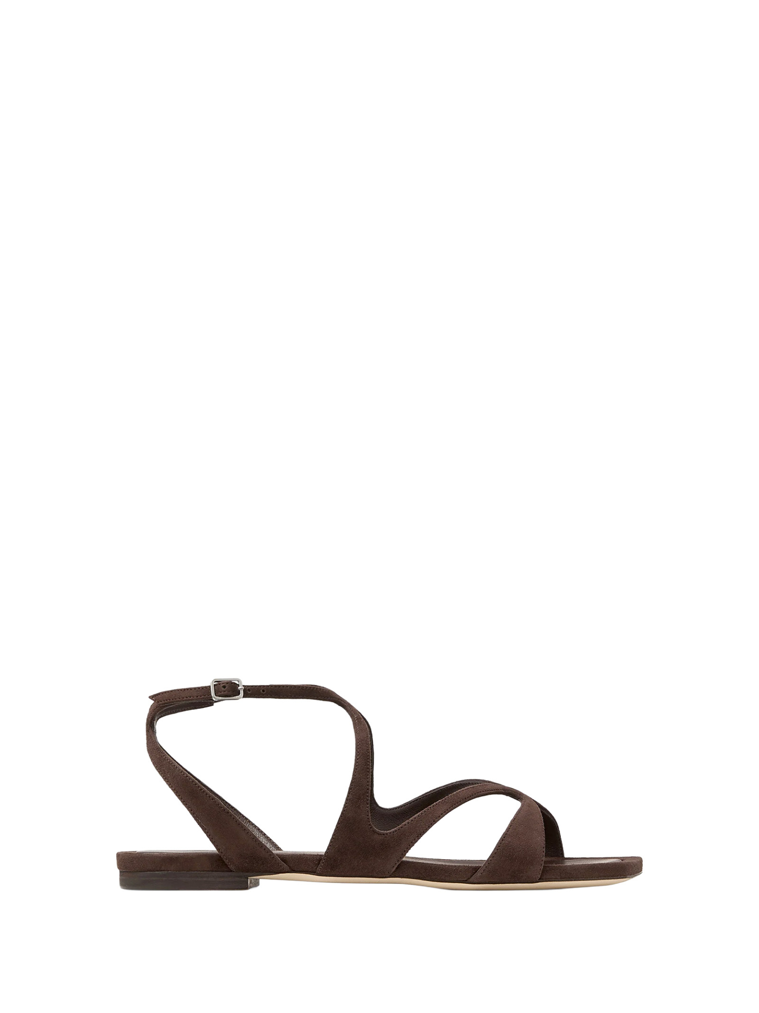 [Jimmy Choo] Sandals SS26 J000176272AYLA FLAT SUECHOCOLATE
