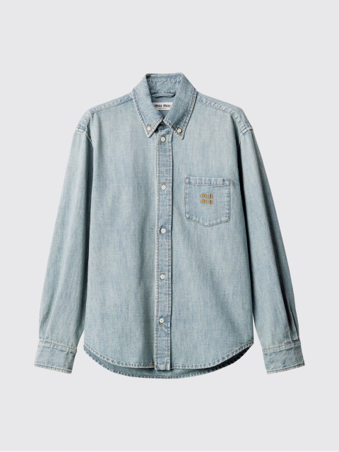 [Miu Miu] Shirts Long Sleeve SS26 GWC13318JI F0076