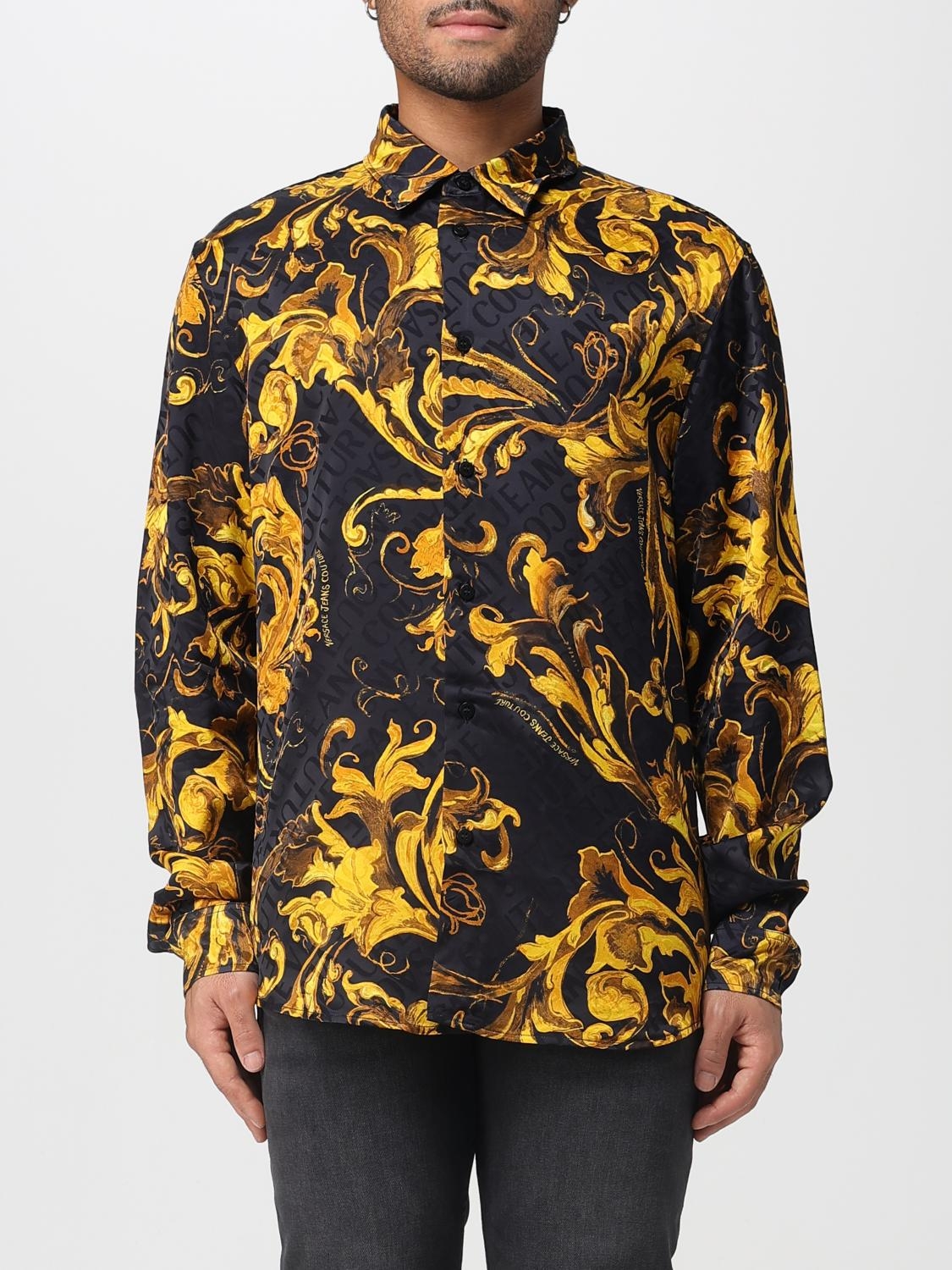 [VERSACE JEANS COUTURE] Shirts Long Sleeve FW25 79GAL2R0NS671 G89