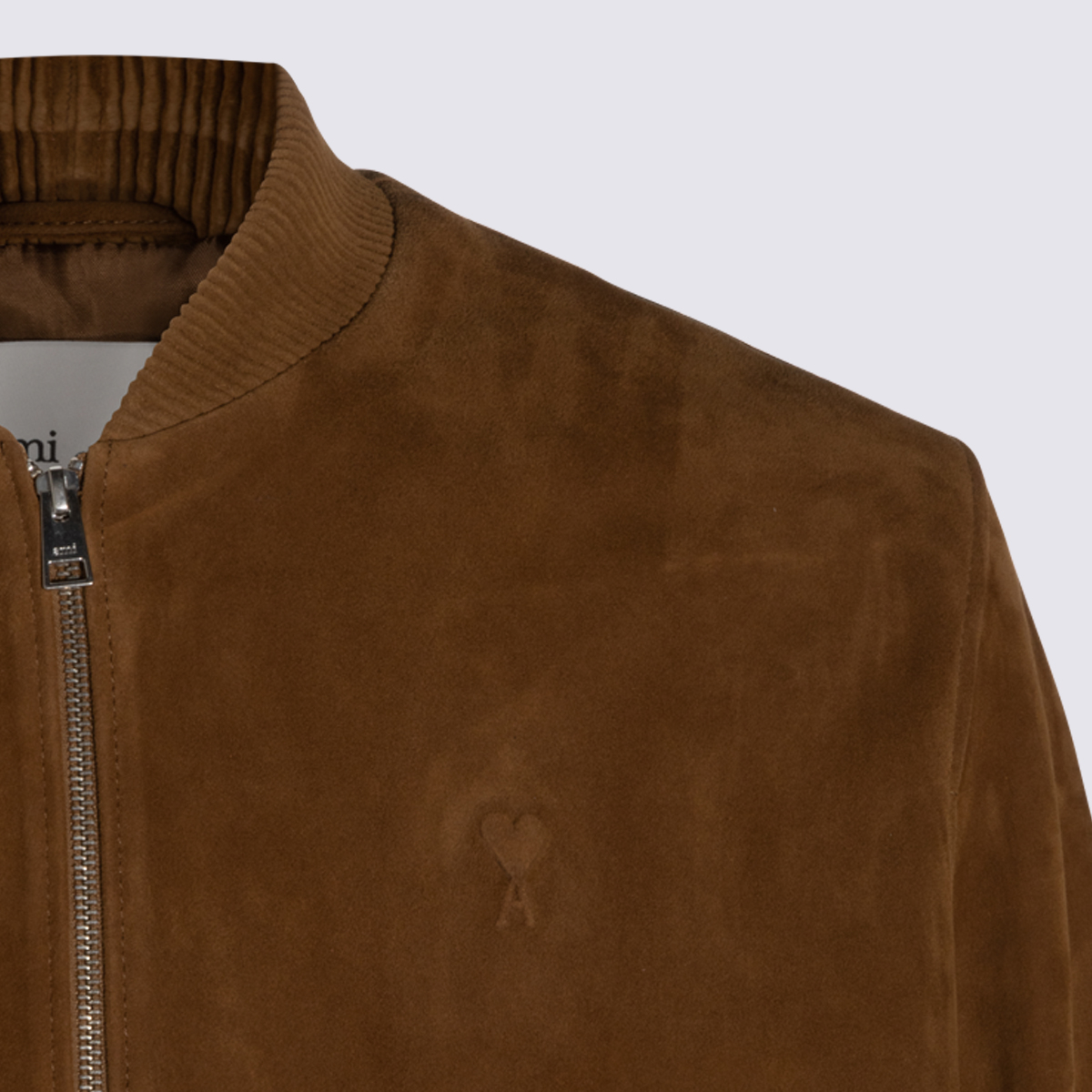 [Ami Paris] Leather Jacket FW26 HJK152LH0059282