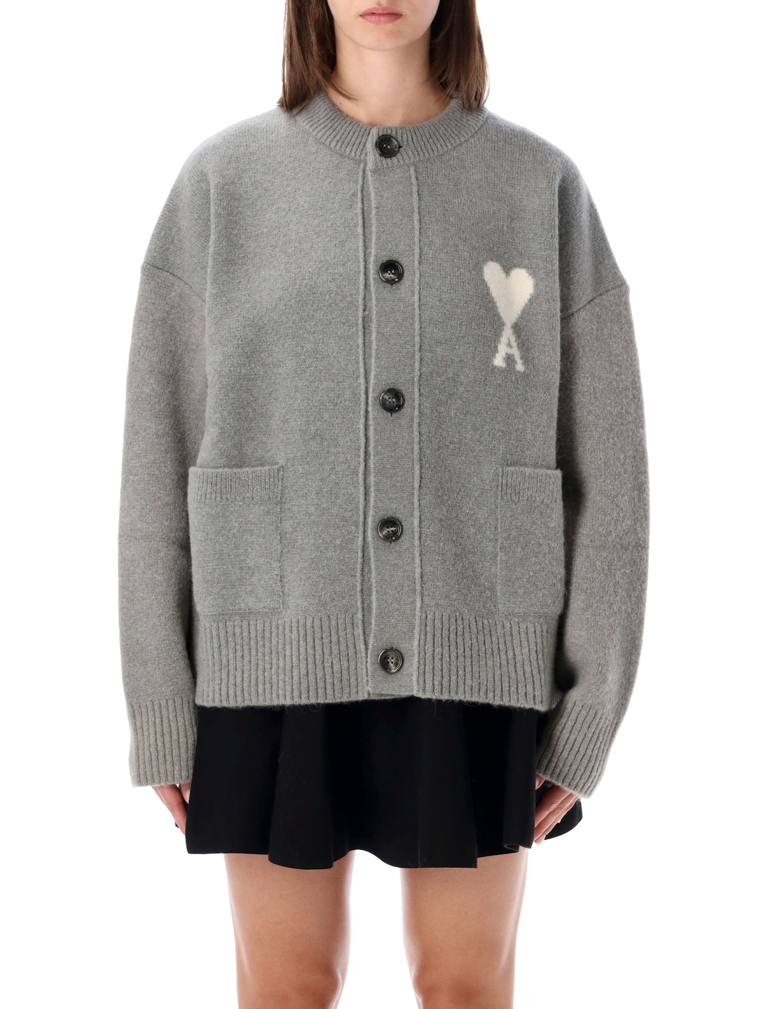 [Ami Paris] Cardigan FW26 UKC366KN0135058