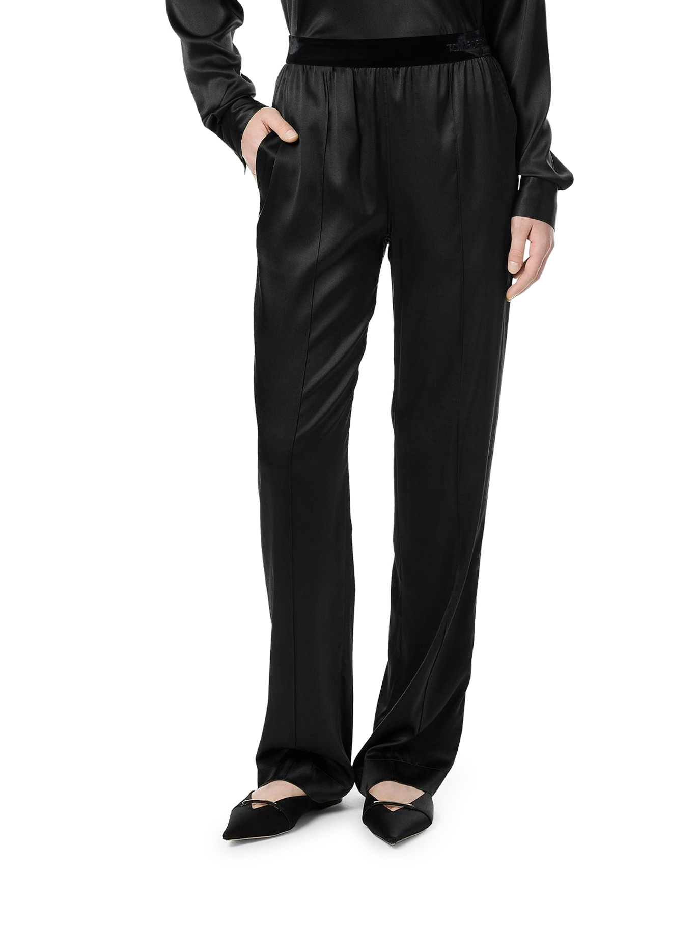 [Tom Ford] Trousers SS26 PAW683FAX881NAA BLACK