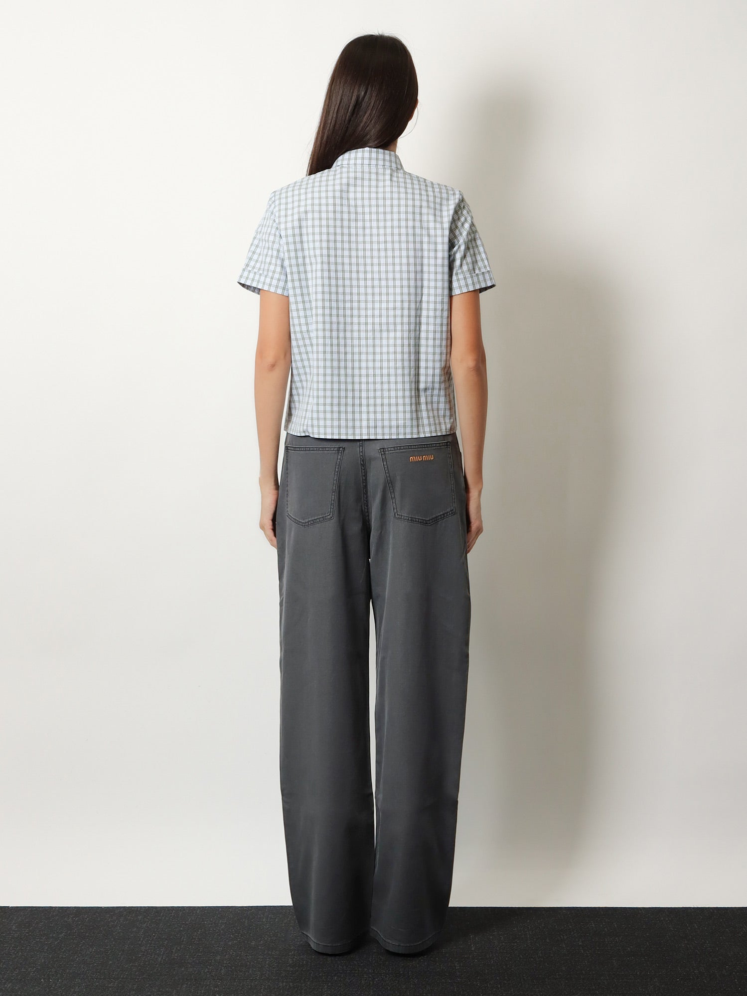 [Miu Miu] Shirts Short Sleeve FW26 MK1959SOOO196LF073K