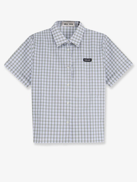 [Miu Miu] Shirts Short Sleeve FW26 MK1959SOOO196LF073K