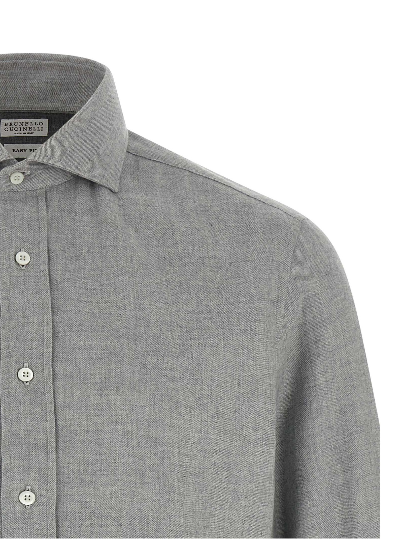 [Brunello Cucinelli] Shirts Long Sleeve FW26 MY6370627C045