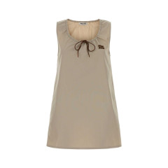 [Miu Miu] Sleeveless dress FW26 MF6414SOOO12NS F0A08