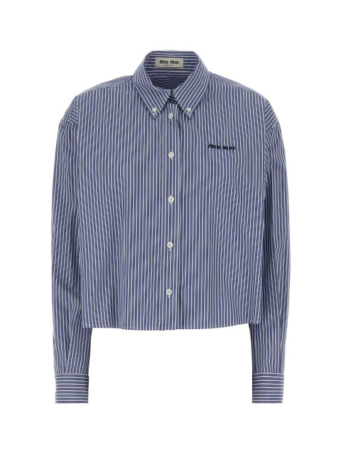 [Miu Miu] Shirts Long Sleeve FW26 MK2047SOOO195D F098Z