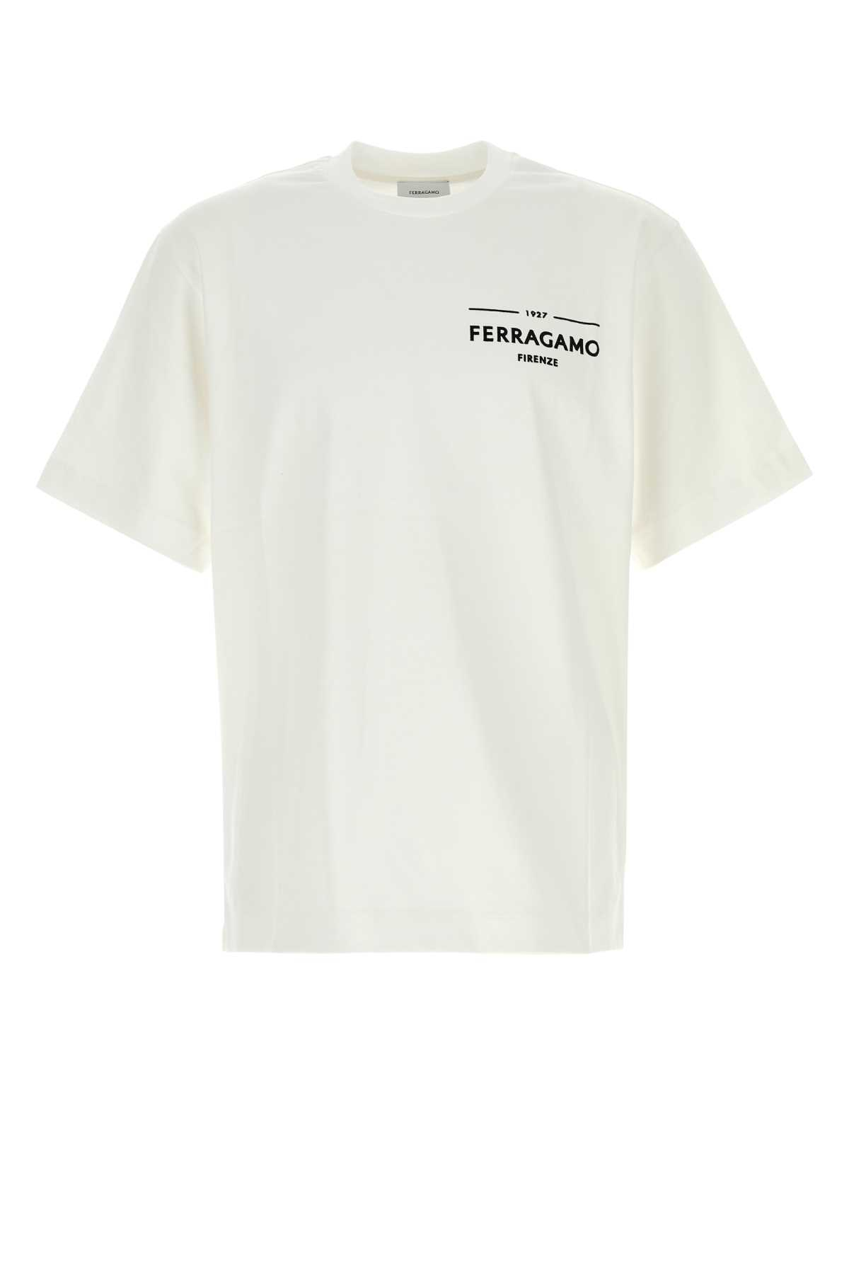 [Salvatore Ferragamo] T-shirts Short Sleeve FW26 145920796647 BIANCO