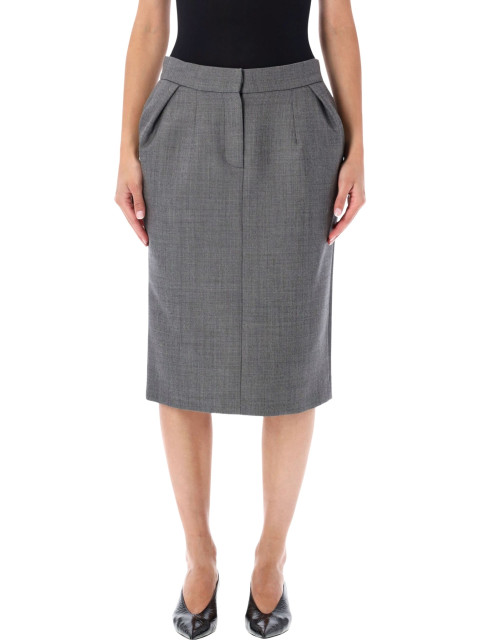 [MAGDA BUTRYM] Midi skirt FW26 124726GREY