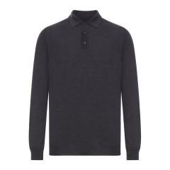 [Zanone] Knitwear FW26 810232Z0290N7027 ANTHRACITE MELANGE