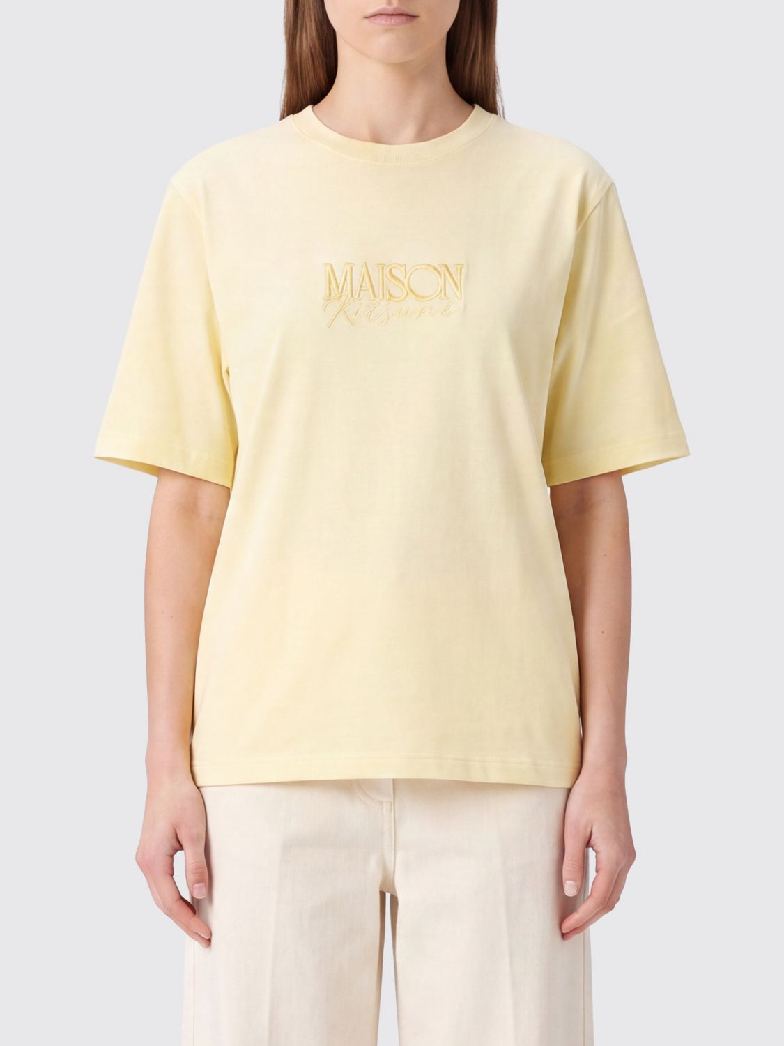 [MAISON KITSUNE] T-shirts Short Sleeve SS26 QW00110KJ0119 0424