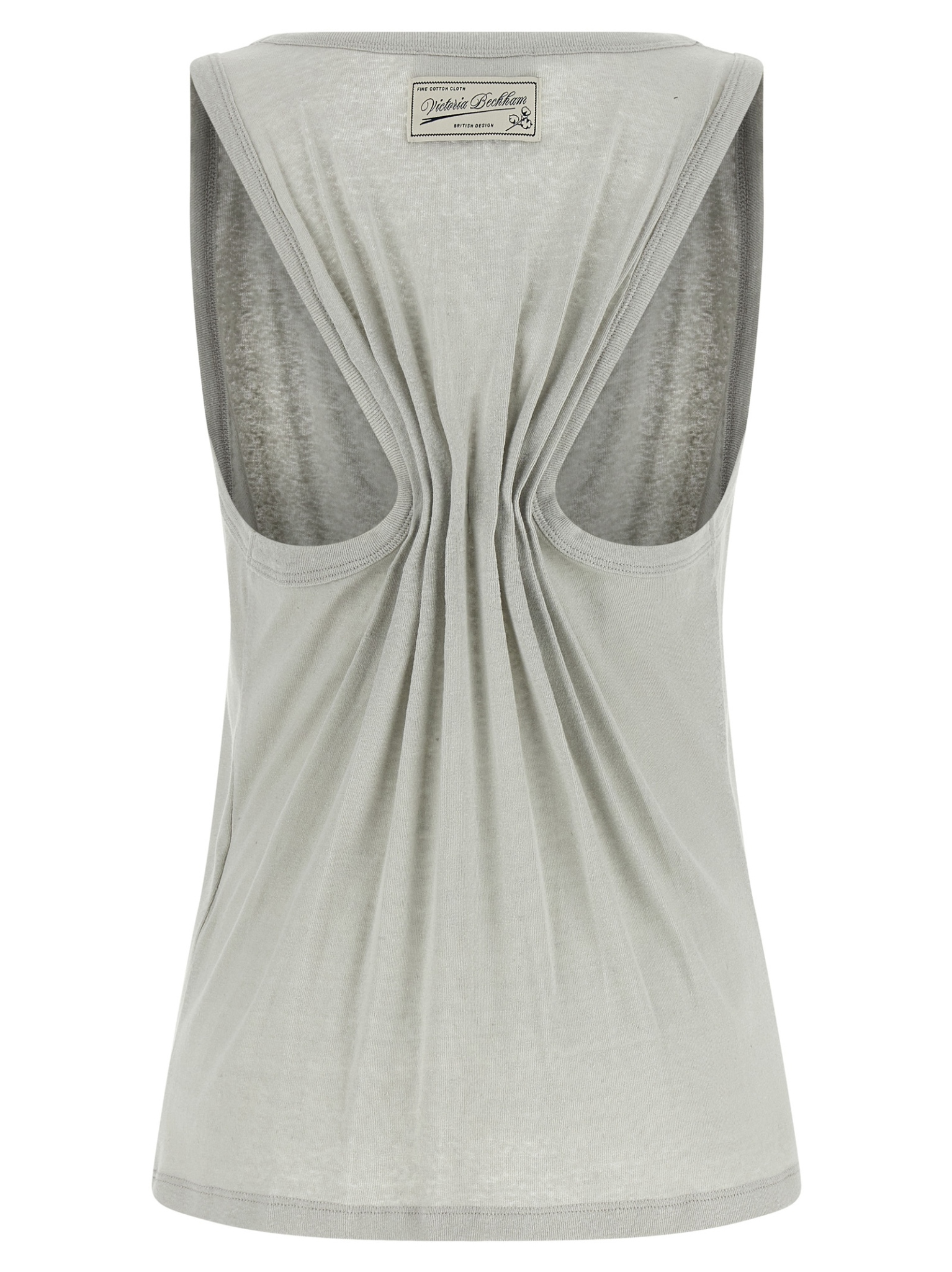 [VICTORIA BECKHAM] Tank top SS26 1226JTP007237AMAGNESIUM