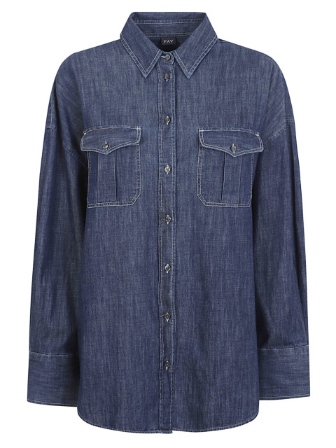 [Fay] Shirts Long Sleeve SS26 NCWA152577LZGS