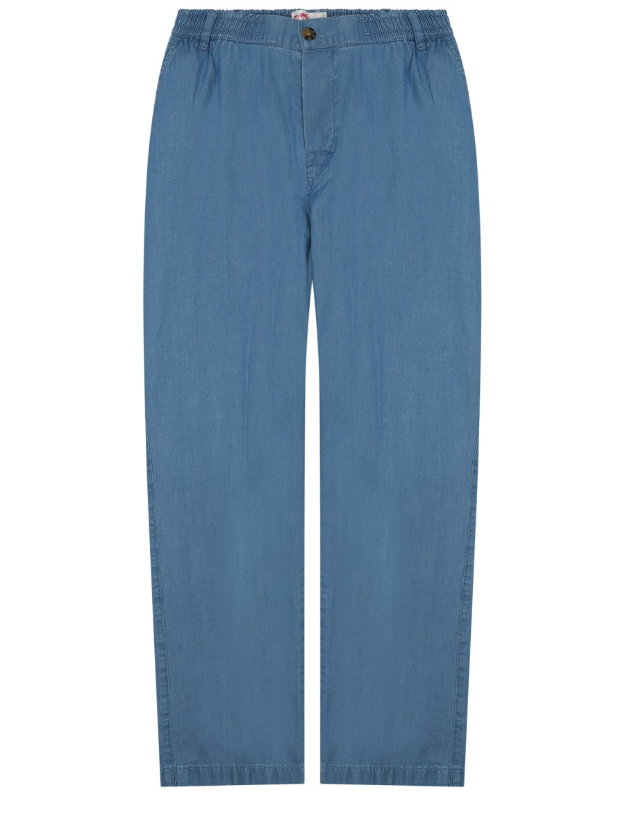 [MC2 Saint Barth] Trousers SS25 CAA0001_02456HCHAMBRAYDENIMDARK