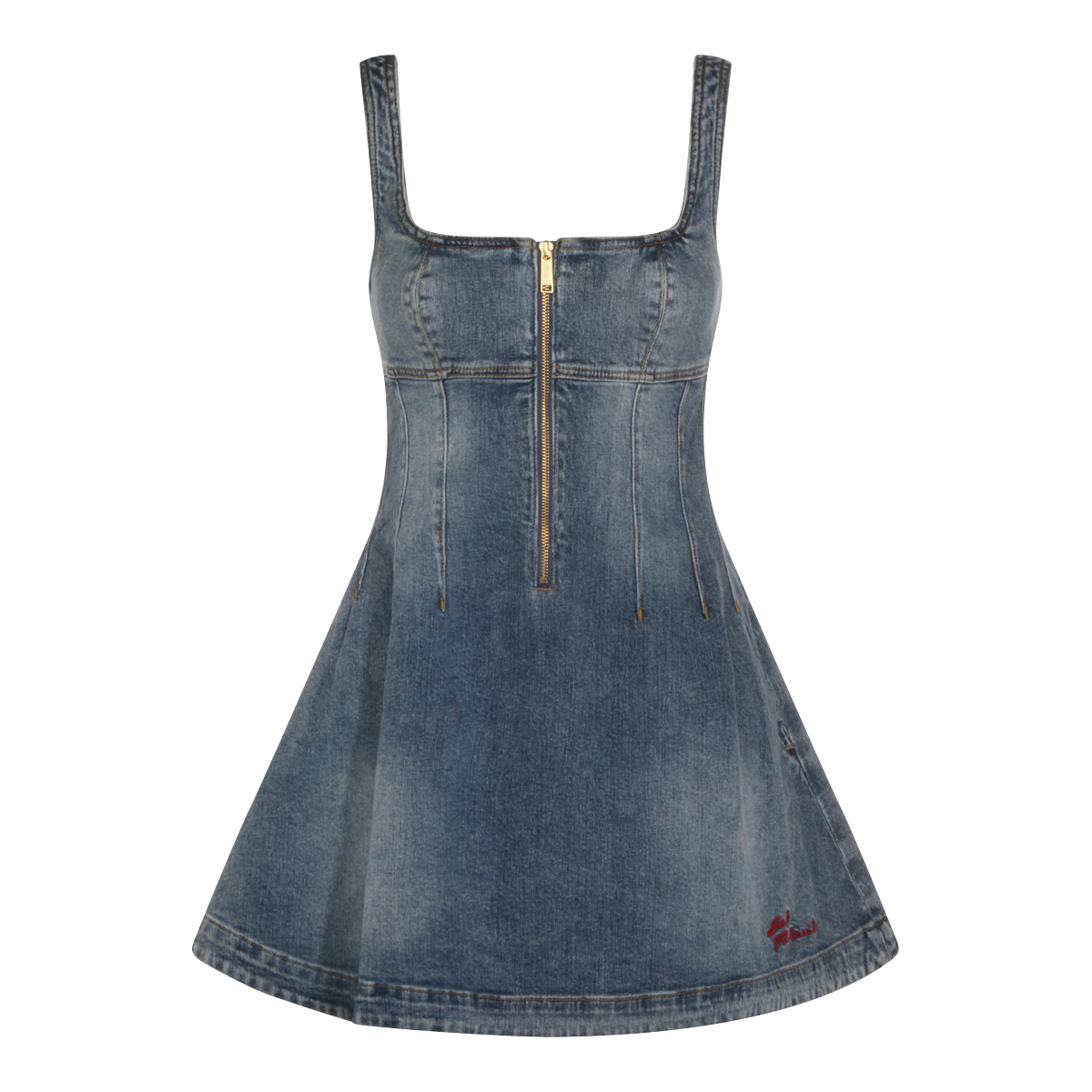 [Self - portrait] Sleeveless dress SS26 RS26812SBLBLUE