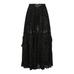 [Self - portrait] Midi skirt SS26 RS26196XSKBBLACK