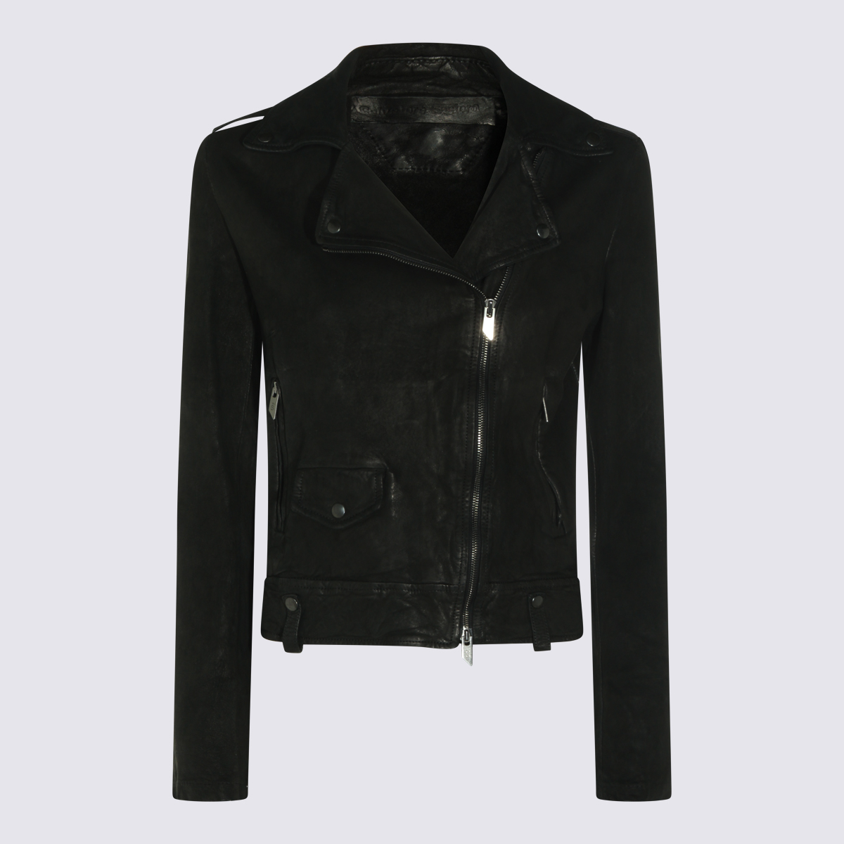 [SALVATORE SANTORO] Leather Jacket SS26 46031DNIVBLACK