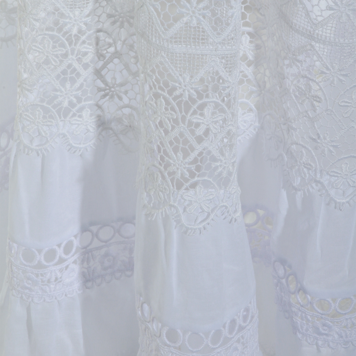 [CharoRuiz] Midi skirt SS26 261402WHITE