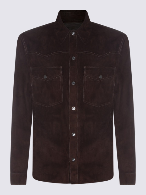 [SALVATORE SANTORO] Leather Jacket SS26 S26SANT50660UDNODARKBROWN