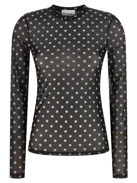 [GANNI] T-shirts Long Sleeve SS26 A1040076099
