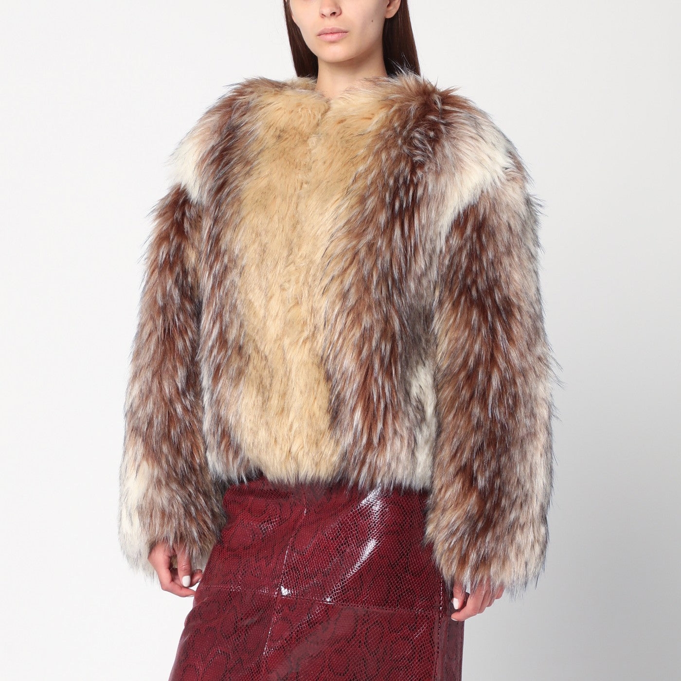 [HALFBOY] Fur Jacket FW25 HF251WO001EF001