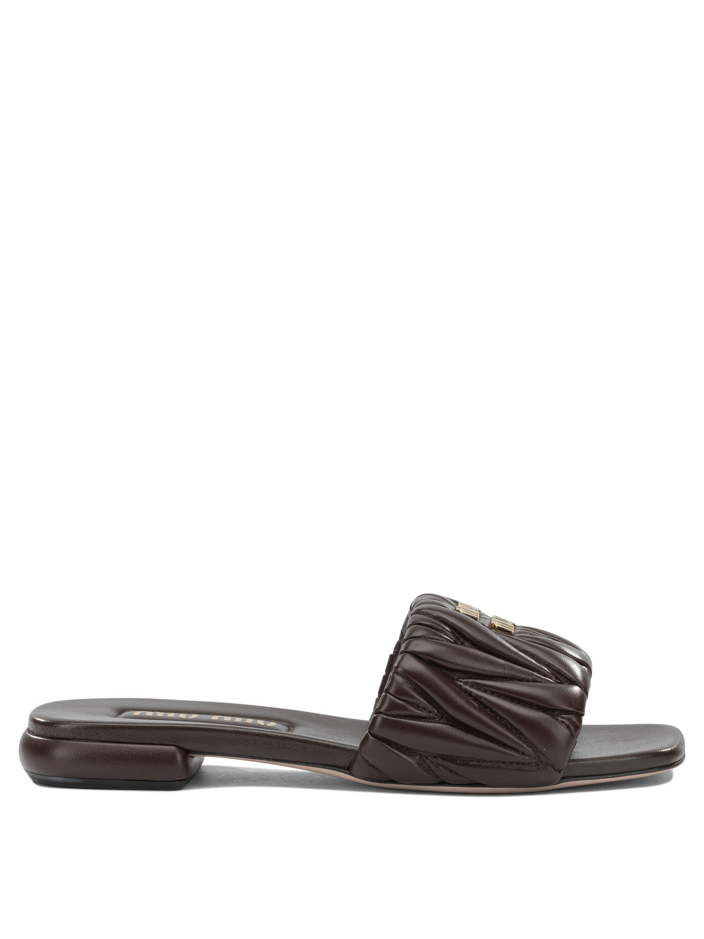 [Miu Miu] Slippers FW26 5XX60588TF0NBL F 010