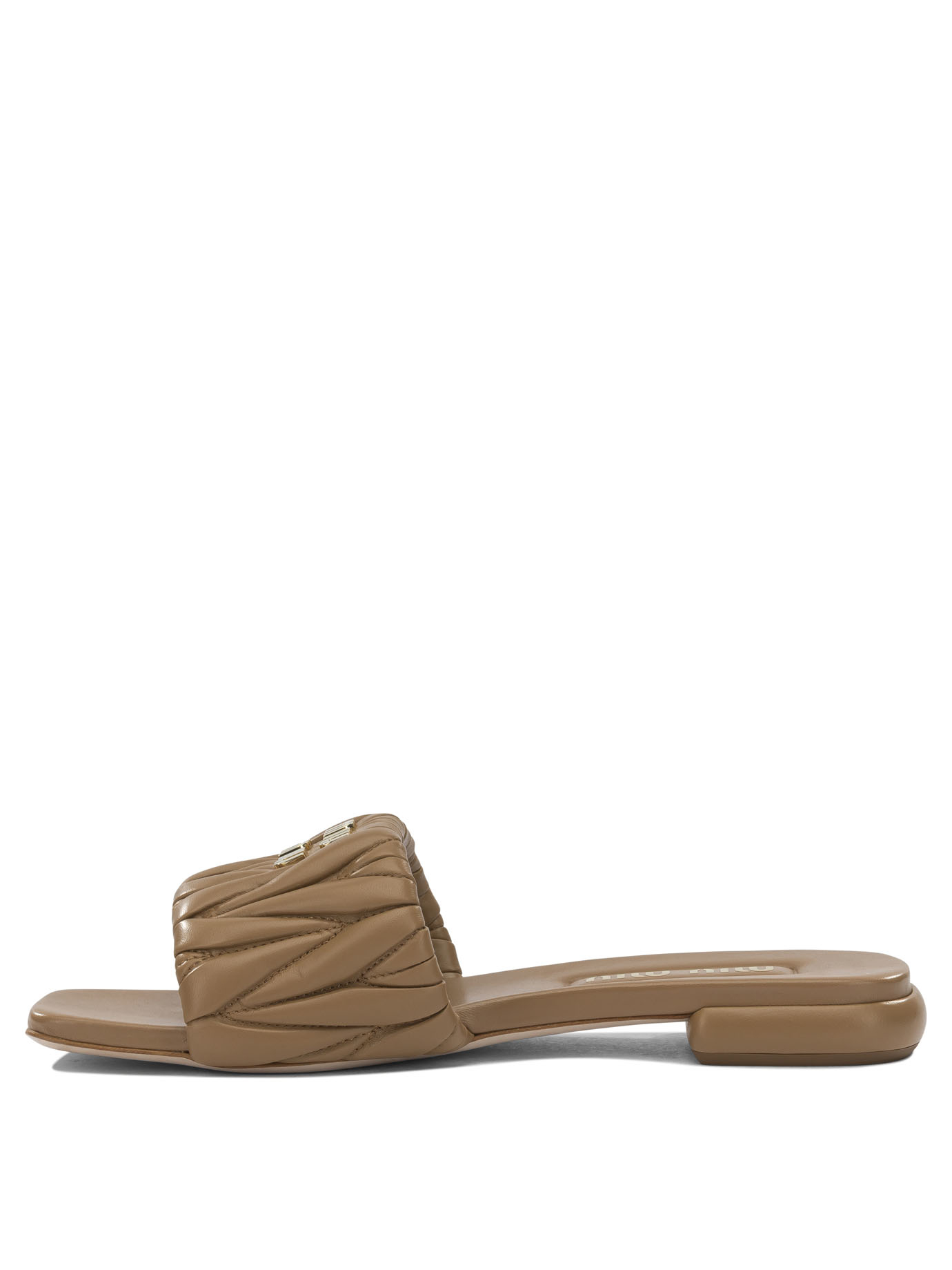[Miu Miu] Slippers FW26 5XX60588TF098L F 010