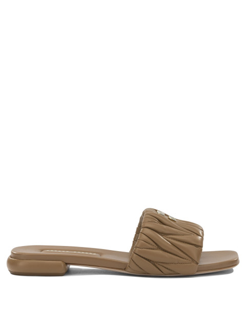 [Miu Miu] Slippers FW26 5XX60588TF098L F 010