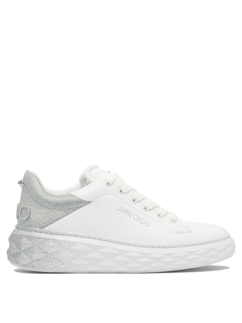 [Jimmy Choo] Sneakers FW26 DIAMOND MAXI/F IIIVRV WHITE/SILVER