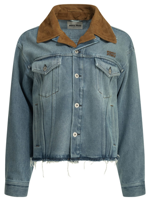[Miu Miu] Denim Jacket FW26 GWB313196YF0013 S OOO