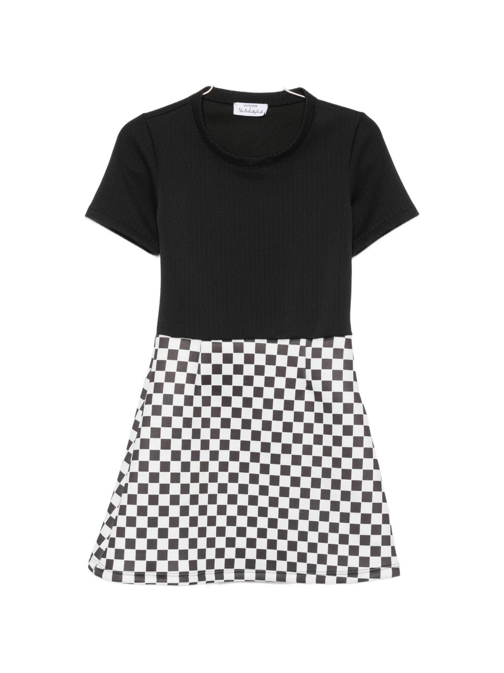 [THE ARTISTYLIST] Short sleeve dress SS26 CHECK NEW DRESS MLT